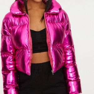 Cropped puffer jacket